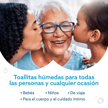 WATERWIPES, Toallitas Húmedas Texturizadas para Niños en Desarrollo, Limpieza, Hipoalergénicas, 9 Paquetes Incluidos