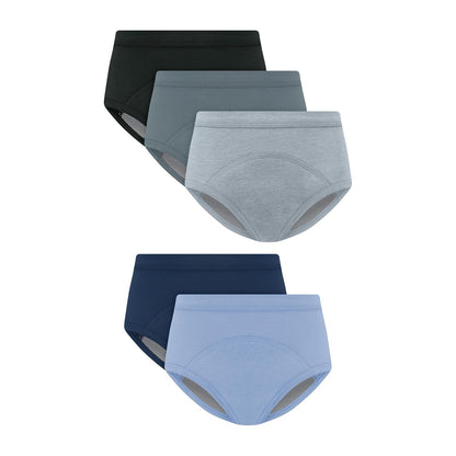 Hanes Potty Training Underwear Brief, 5 Pairs, Heavy Absorbency Toddler Boys' Cotton Training Underwear Ropa Interior Niños
