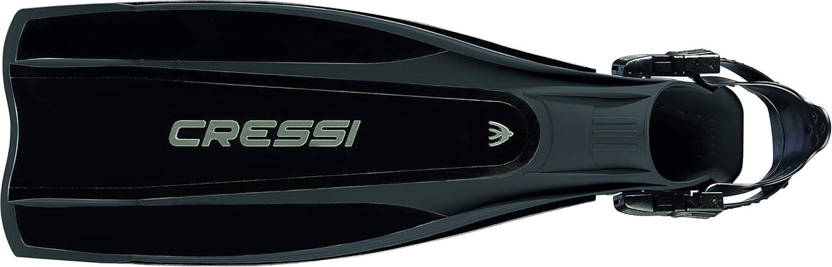 Cressi Aletas de Buceo Ligeras y equilibradas para Adultos con tacón Abierto, Pro Light: Fabricadas en Italia