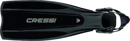 Cressi Aletas de Buceo Ligeras y equilibradas para Adultos con tacón Abierto, Pro Light: Fabricadas en Italia