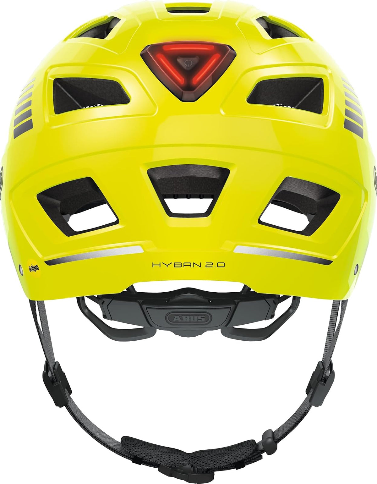 ABUS Stadthelm Hyban 2.0 MIPS - Fahrradhelm mit Rücklicht, ABS-Hartschale, Aufprallschutz - für Damen und Herren