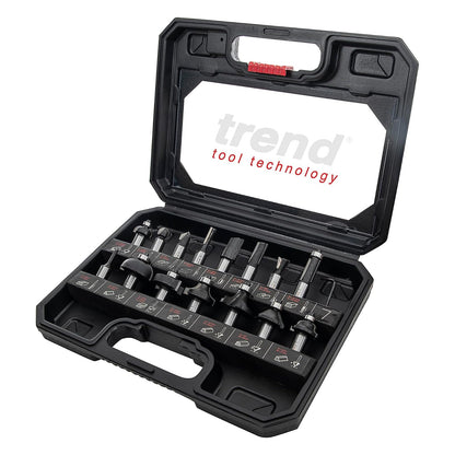 Trend Juego de brocas para router de 1/2 pulgada, 15 piezas (SET/SS9X1/2TC) - 15Piece Set