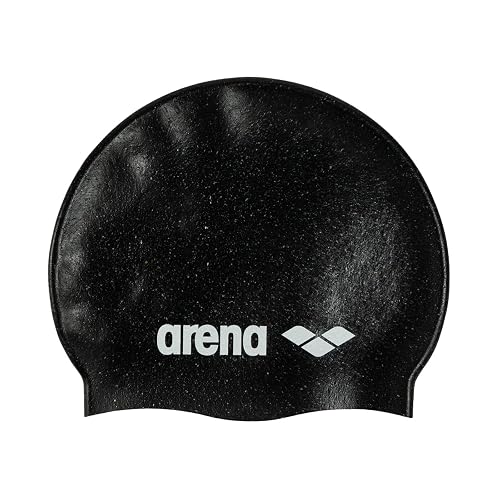Arena - Gorro de natación de Silicona Unisex para Adultos, Entrenamiento y Carreras, 100% Silicona, sin Arrugas, sólidos y Estampados
