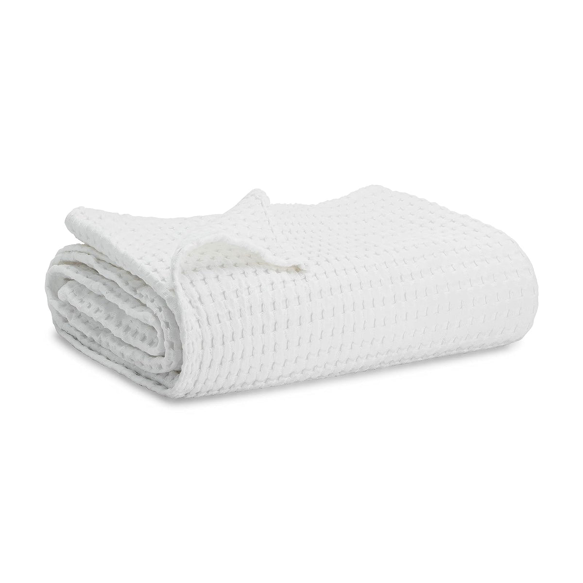 Comfy Cubs Manta para Bebé Tejido Waffle, 102 x 102 cm - Blanco - 102 x 102cm - Bebé