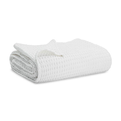 Comfy Cubs Manta para Bebé Tejido Waffle, 102 x 102 cm - Blanco - 102 x 102cm - Bebé