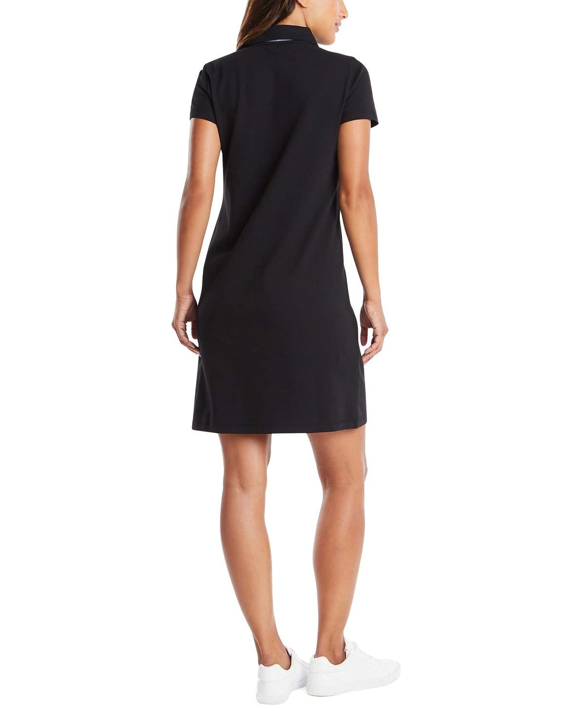 Nautica Easy Classic Short Sleeve Stretch Cotton Polo Dress Vestido Informal Mujer