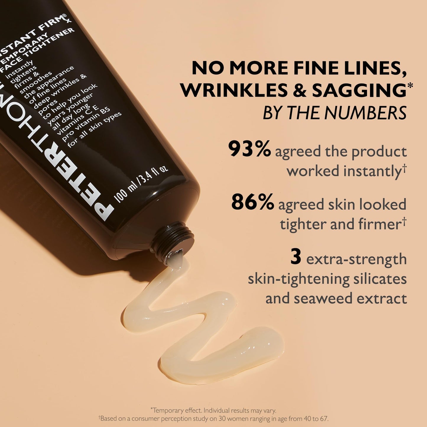 Peter Thomas Roth | Instant FIRMx Temporary Face Tightener | Firm and Smooth the Look of Fine Lines, Deep Wrinkles and Pores
