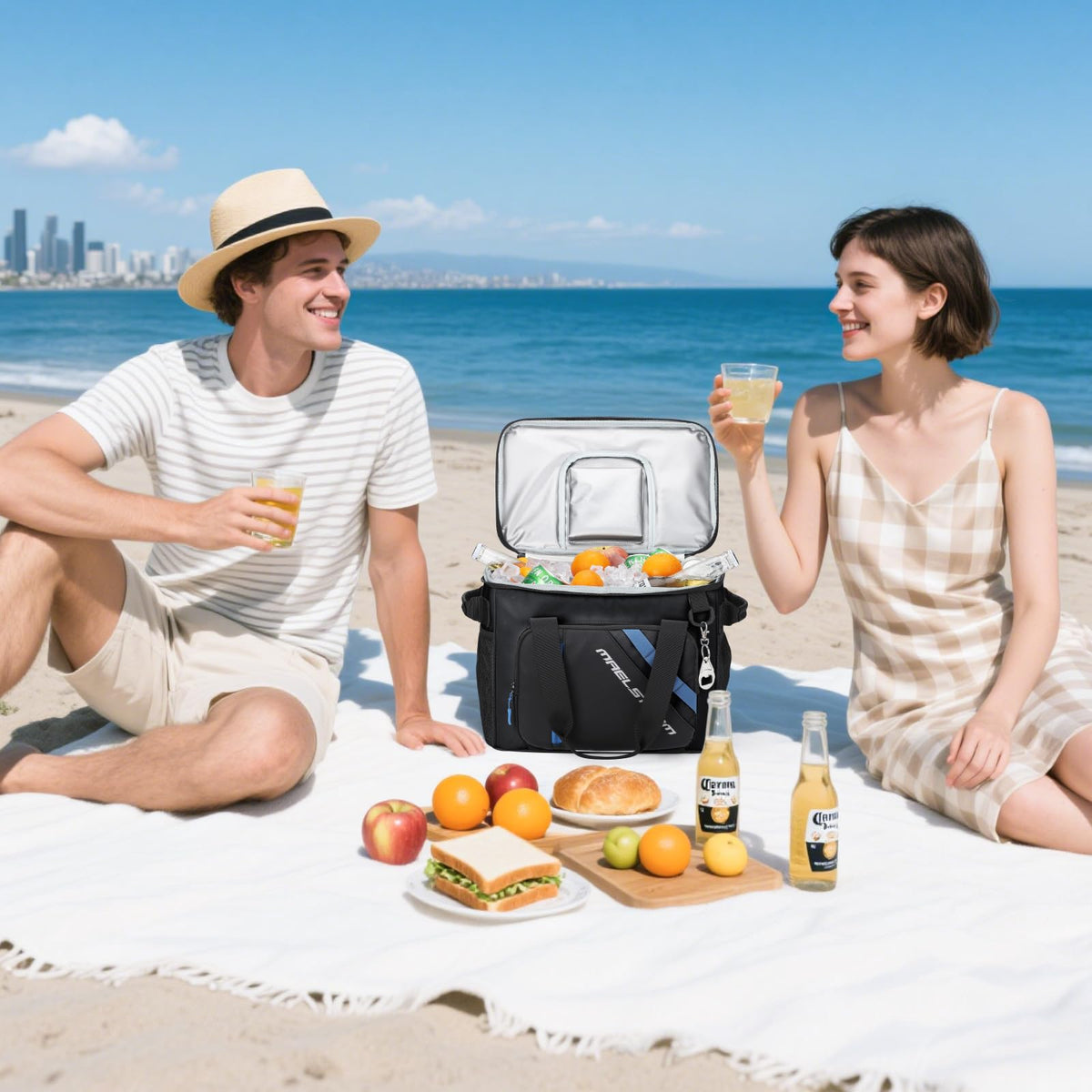 Maelstrom Bolsa Nevera Aislante de Gran Capacidad con Diseño Plegable para Uso Exterior y Diario