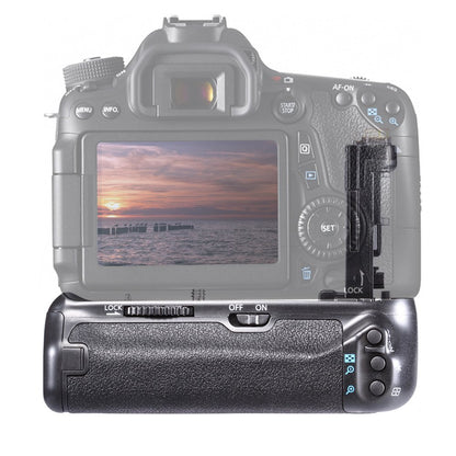 Neewer Soporte para Batería (Reemplazo para BG-E14), Trabaje con Batería LP-E6/6 piezas, Baterías AA para Cámara Canon EOS 70D 80D 90D DSLR