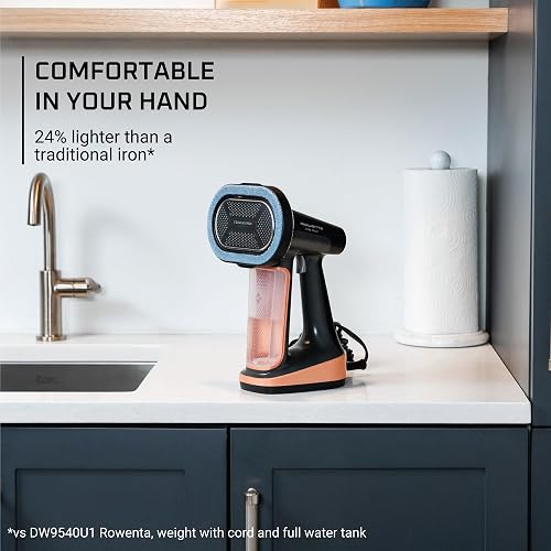 Rowenta Vaporizador de Ropa Pure Force 3 en 1 DR8855U1 | Tanque de 220 ml, vapor vertical y horizontal, accesorio removedor de pelusas, ligero, apagado automático