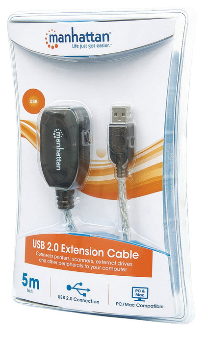 Manhattan Cable Extension Activa USB Alta Vel.2.0