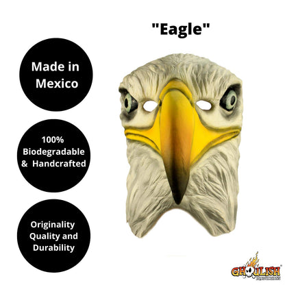 Máscara de Aguila, Máscaras de Animales, Disfraz de Pajaro Ideal para Halloween y Fiesta de Disfraces