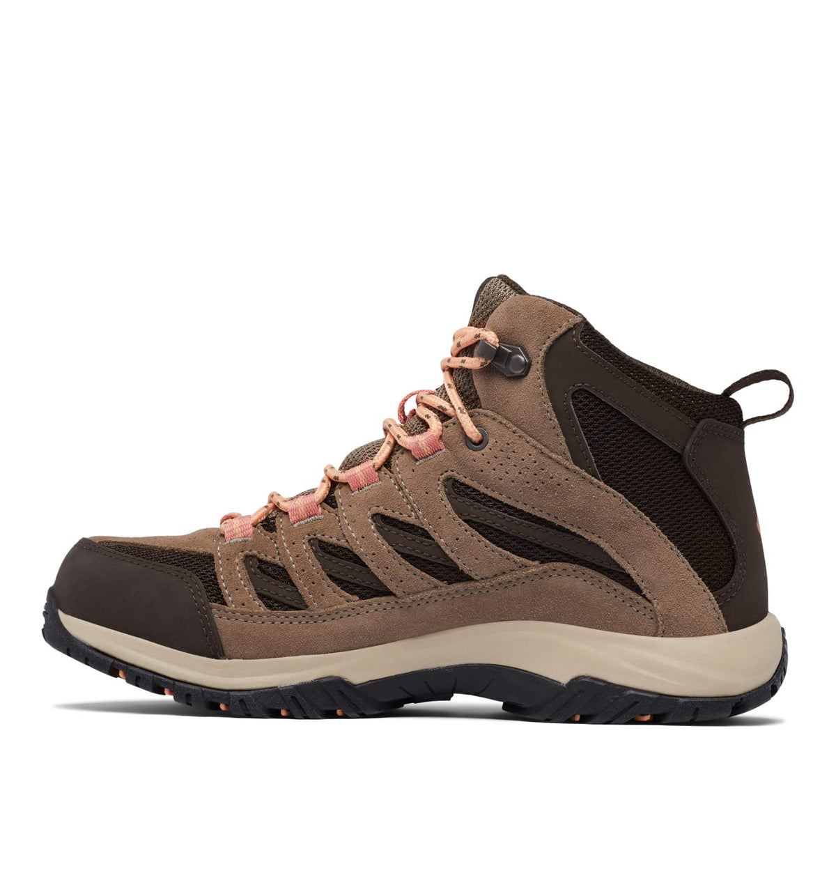 Columbia Crestwood, para mujeres, impermeabilidad media Bota para senderismo para Mujer - 25.0 cm - Cordovan - Mud