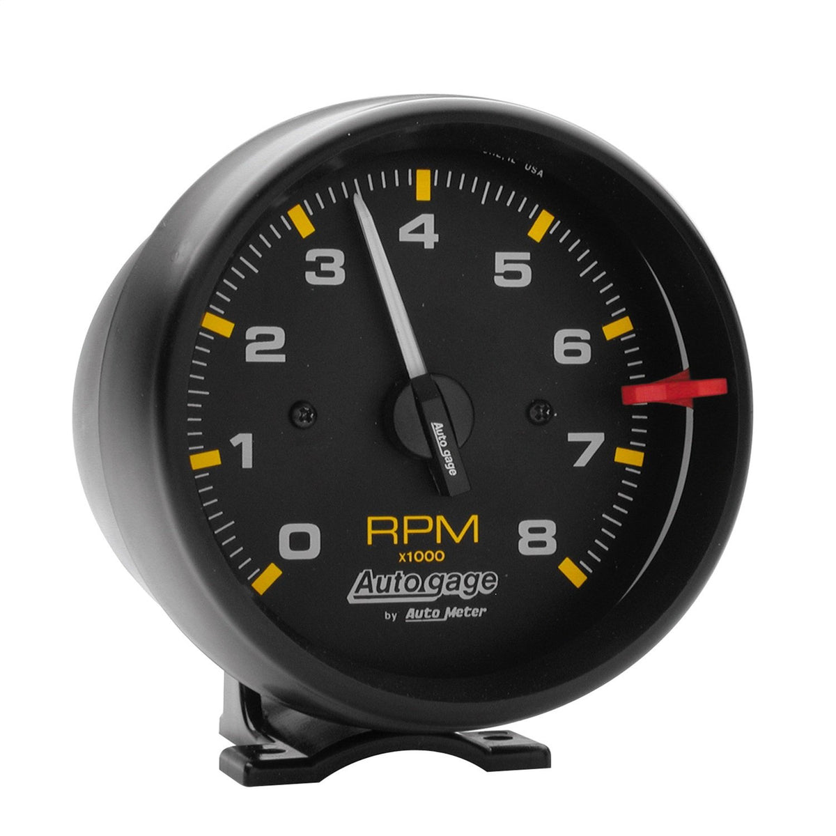 AUTO METER 2300 Tacómetro Automático 9.5 cm, Esfera Negra con Bisel Negro