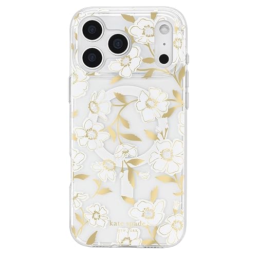 Kate Spade New York - Funda para iPhone 17 Pro MAX, diseño de Gemas Florales Sunshine