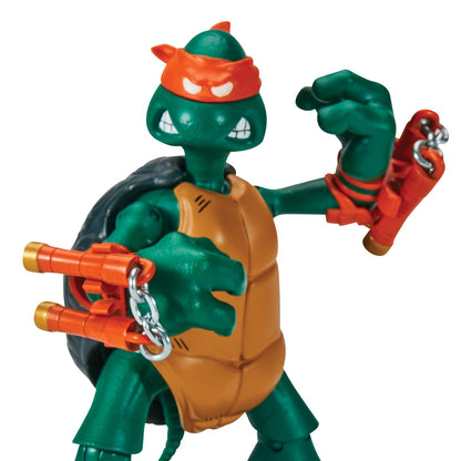 TMNT Classic - Michelangelo 40th Anniversary Sketch Figura De Acción Articulada con Boceto Original Incluido Edición Coleccionable