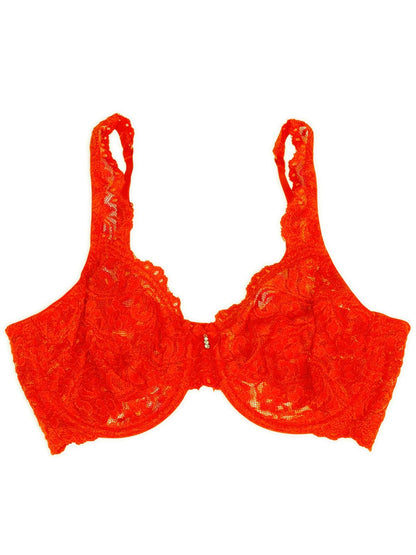 Smart & Sexy Brasier de Encaje sin Aros para Mujer, Hot Fire, 46DDD