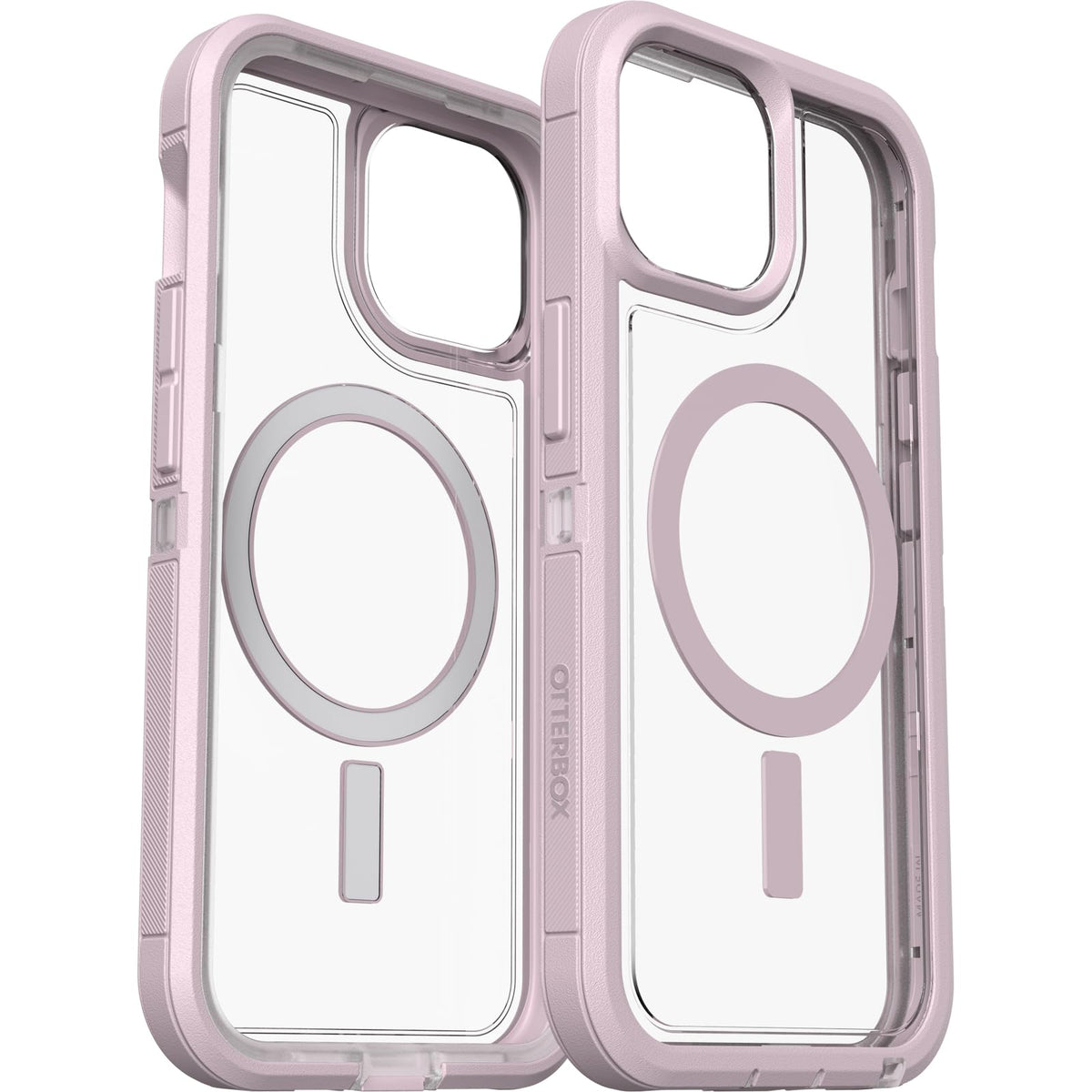 OtterBox - Funda Transparente para iPhone 16e, 15, 14 y 13 Defender Series XT - Mountain Frost (Transparente), sin visualización, Resistente, se Ajusta a MagSafe, Accesorio de cordón
