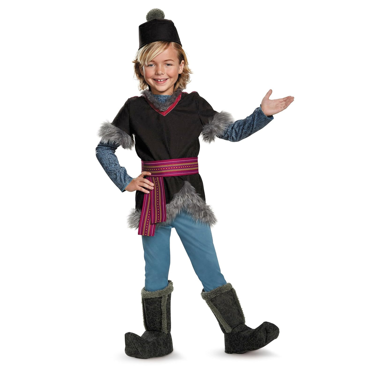 Kristoff Disfraz de Disney de Frozen para niños, Talla S - 4-6