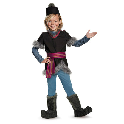 Kristoff Disfraz de Disney de Frozen para niños, Talla S - 4-6