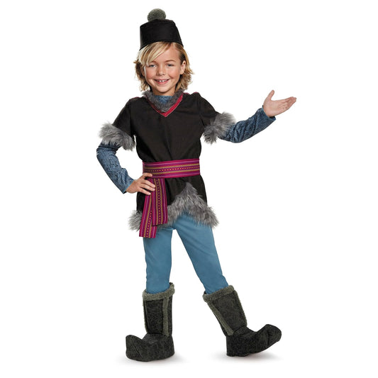 Kristoff Disfraz de Disney de Frozen para niños, Talla S - 4-6