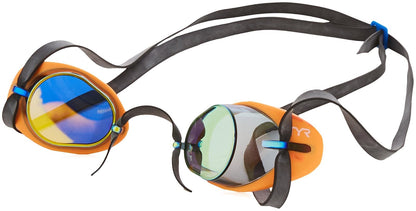 TYR Socket Rockets 2.0 Lentes Metalizado, Arcoiris (Rainbow), Una Talla + Socket Rockets 2.0 Lentes metalizado, Metal Fire