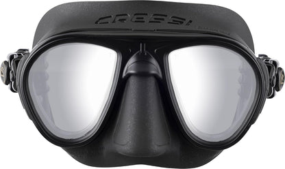Cressi - Máscara de Buceo para Adultos, Tope de Niebla, bajo Volumen, Vista Amplia, Calibre: Fabricada en Italia