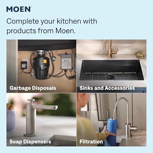 Moen 87627BL Mezcladora Cocina Haelyn 1H Negro