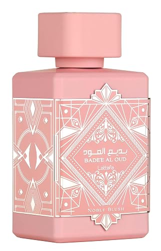 Lattafa Badee Al Oud Noble Blush Eau de Parfum Spray for Unisex, 3.4 Ounce