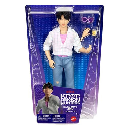 KPOP Demon Hunters Muñeca Jinu | Lleva un aspecto de rendimiento "Soda Pop", 2 accesorios, inspirado en la película