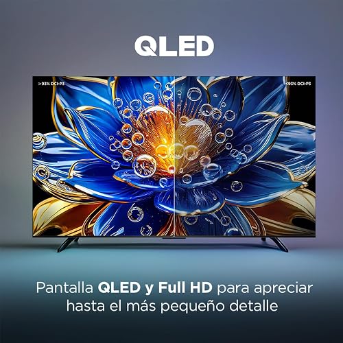 TCL Smart TV Pantalla 43" 43Q3K Android TV FHD QLED Google Cast | Alexa | 2K HDR10| NITS 300 | Panel 60 Hz | Dolby Digital +