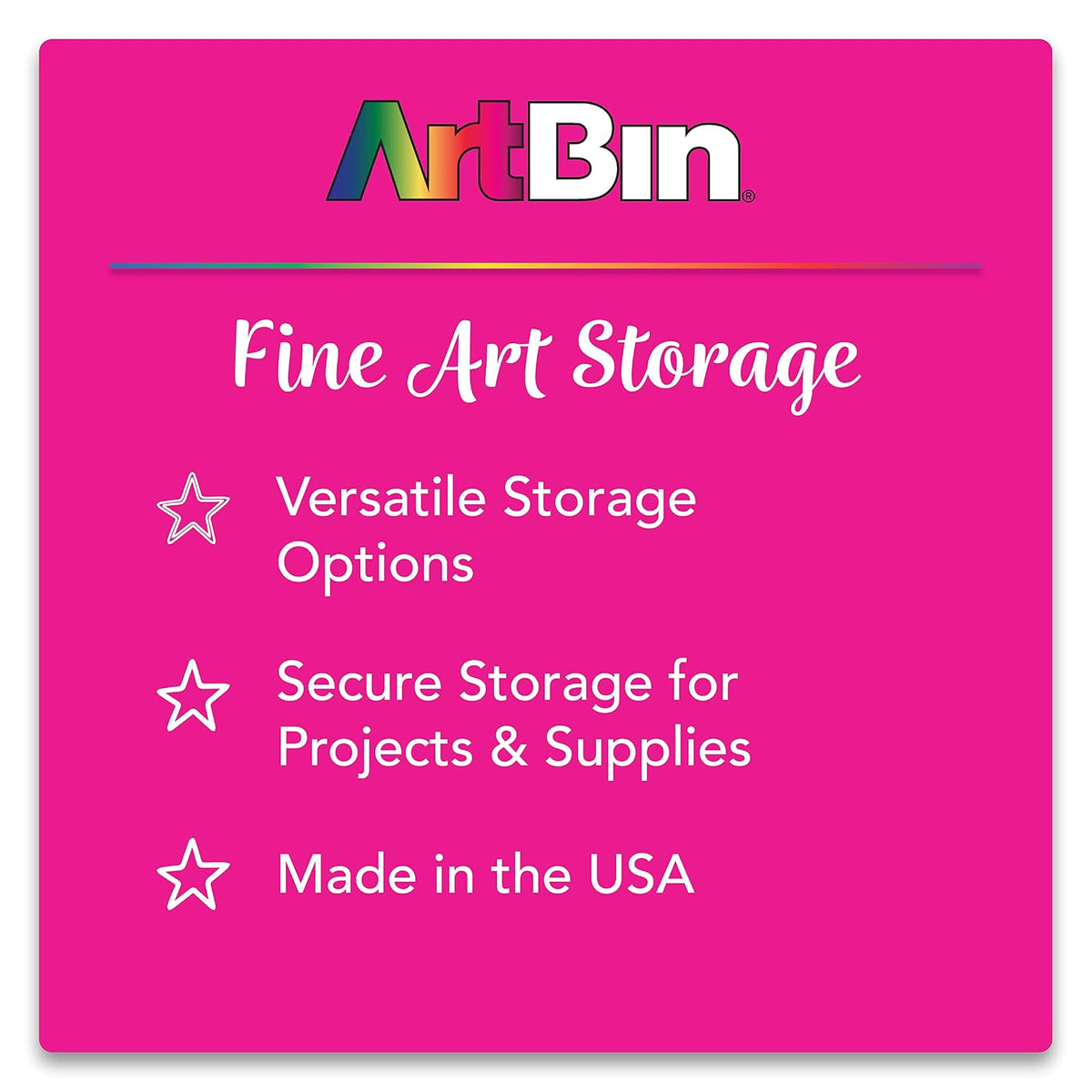 ArtBin Caja para lápices/Utensilios Transparente, en Color carbón, 31.44 cm x 12.38 cm x 4.44 cm, Gris, 6 uds. por Paquete