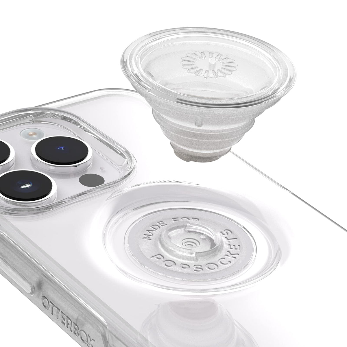 OtterBox OTTER + POP SYMMETRY CLEAR SERIES para iPhone 14 Pro Max (ONLY) - TRANSPARENTE