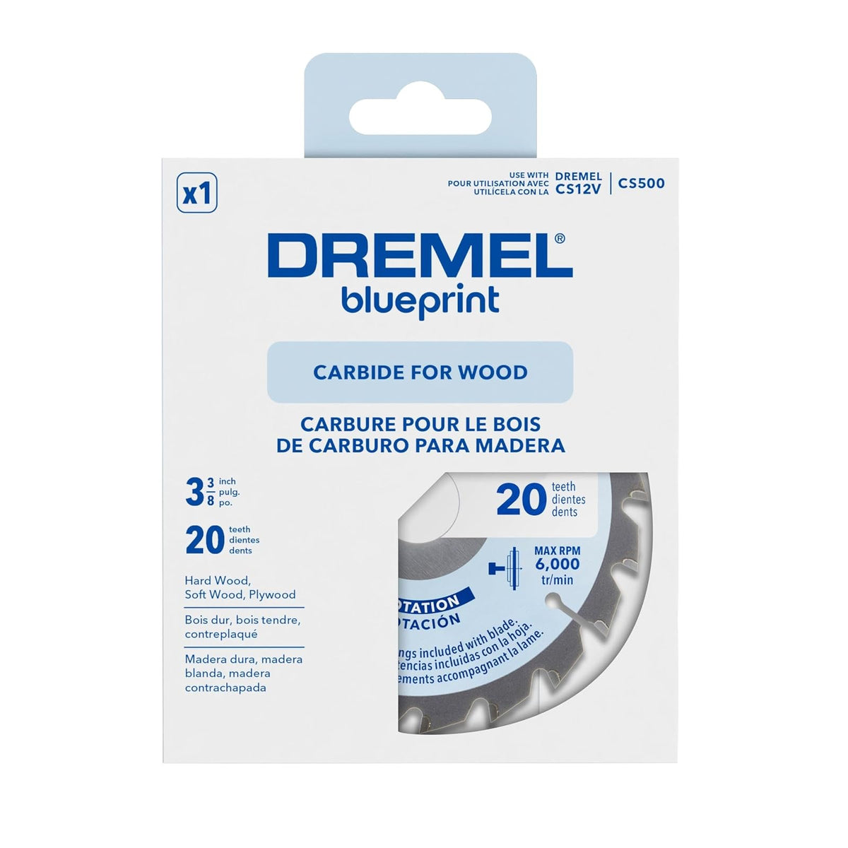 Dremel Blueprint CS500 Hoja de sierra compacta de madera