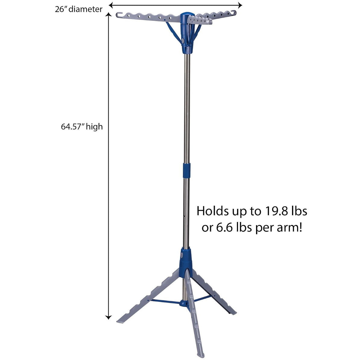 Household Essentials 5009-1 Trípode Plegable para Secar Ropa en Interiores