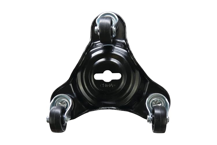 Move-It 9299 6-Inch Steel Tri-Dolly, 200-lb Load Capacity