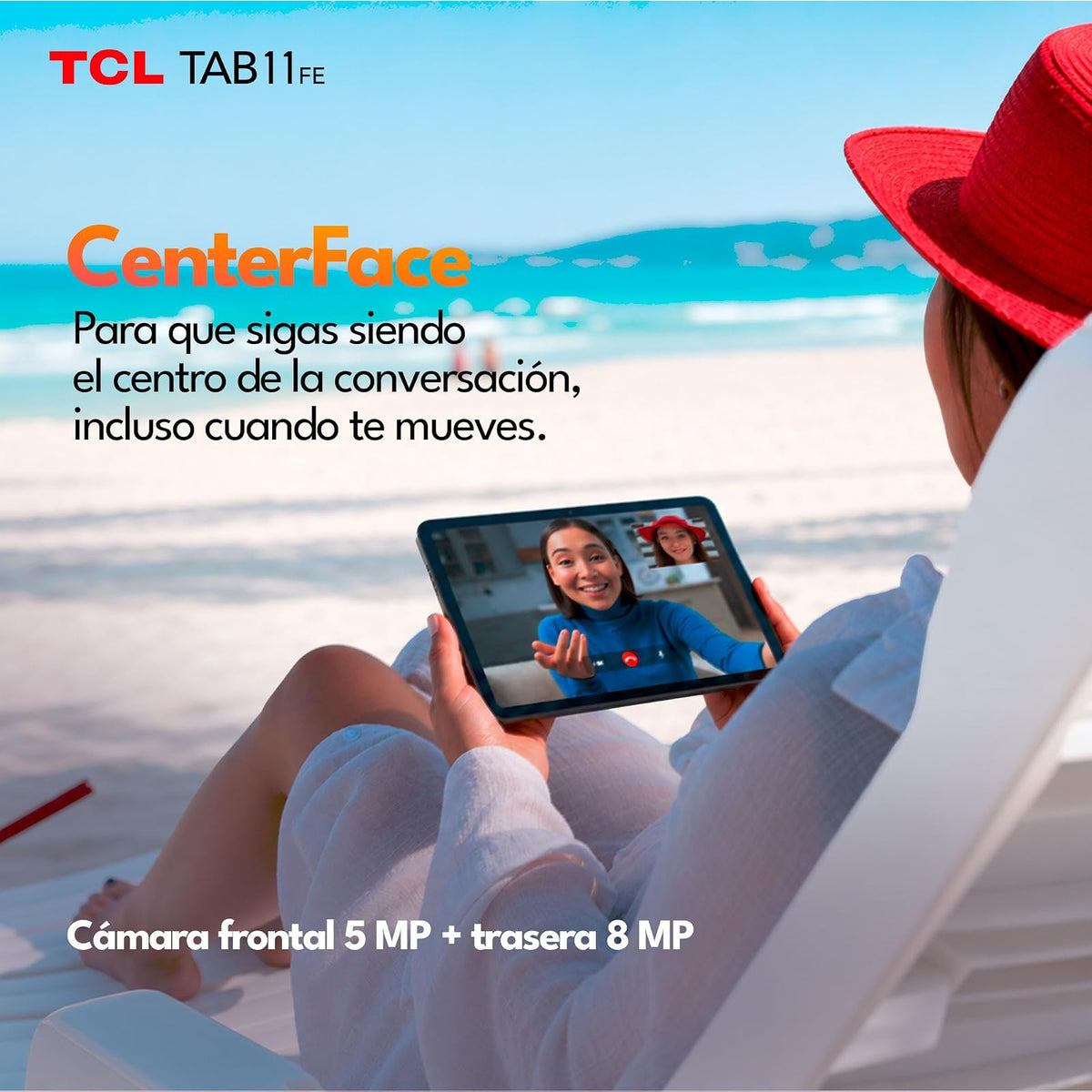 TCL Tab 11 FE | Tablet Android 14 | Pantalla 10.95” | 4GB RAM + 128GB | Flip Cover