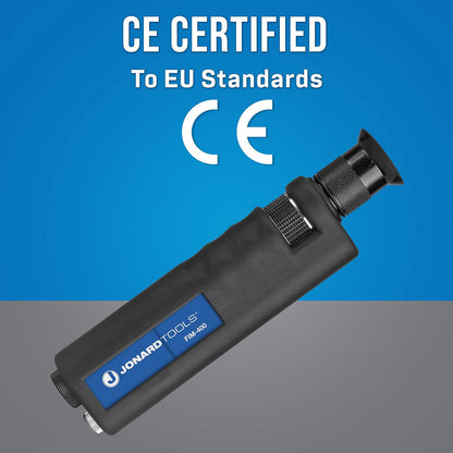 Jonard Tools FIM-400 Microscopio de inspección de Fibra óptica 400x con adaptadores FC/SC/ST y LC
