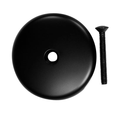 Westbrass Punta de punta Sch. 40 residuos de baño de PVC con codo de un solo agujero, negro mate, D49321-62