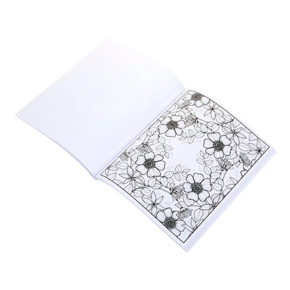 Crayola - Libro para Colorear Floral para Adultos (40 Unidades), Páginas para Colorear, Actividad de Alivio del Estrés, Regalo de Atención Plena para Adolescentes y Adultos, 9 Años en Adelante