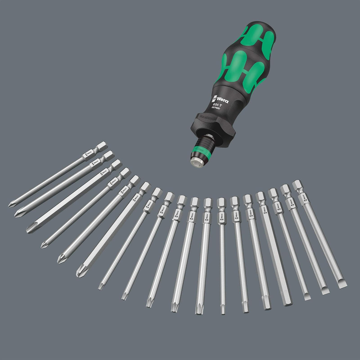 Wera 05057482001 Kraftform Kompakt Turbo 1, 19 piezas
