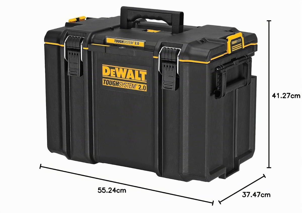 DEWALT Caja de herramientas 22" TOUGHSYSTEM, capacidad 123 kg (DWST08400)