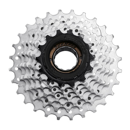 SUNRACE Rueda Libre 7P 14/28D Index Plata/Negro Cajita MFM2A.7DS0.1S5.BXB