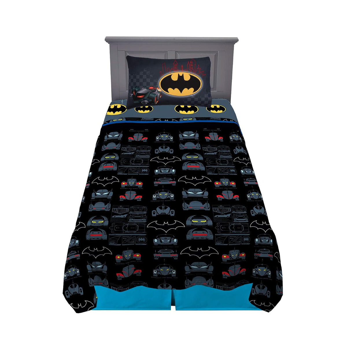 Franco - Juego de sábanas, Batman, 3 Piece Twin Size, 1