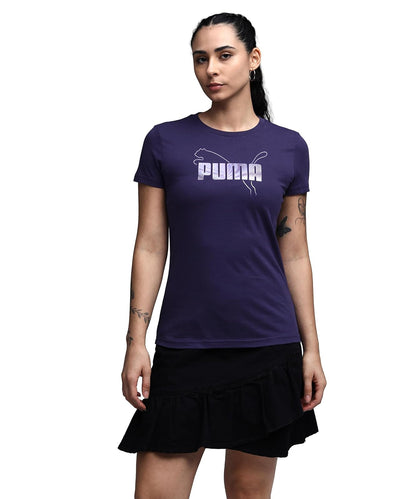 Puma ESS Logo Lab Metallic tee Playera Sportstyle Core