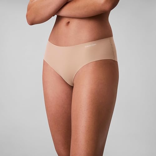 Calvin Klein Invisibles - Paquete de 5 (Negro, Azul Marino, Blanco, Caramelo Claro, Caramelo Claro)