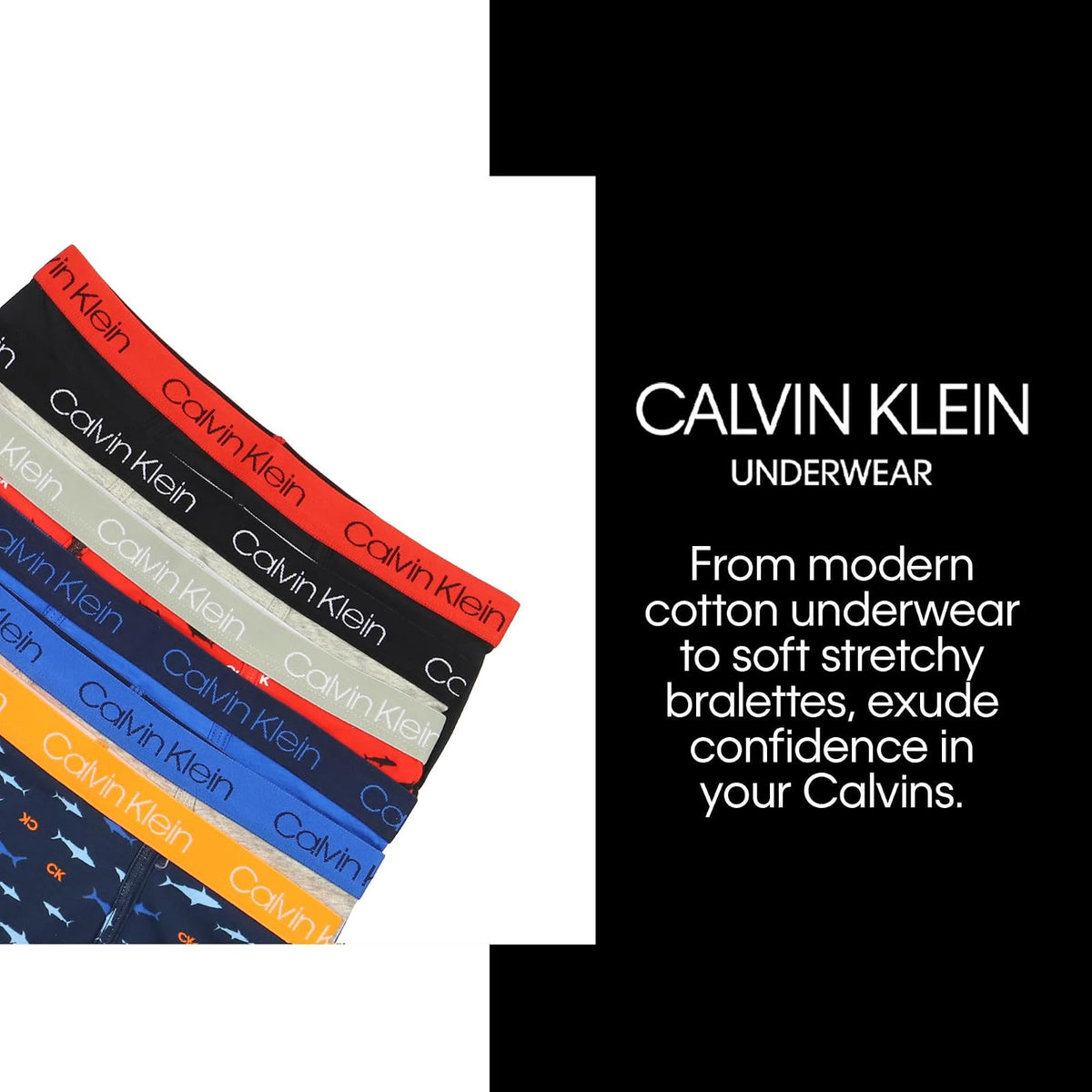 Calvin Klein CK Ropa Interior para niños Ropa Interior para Niños