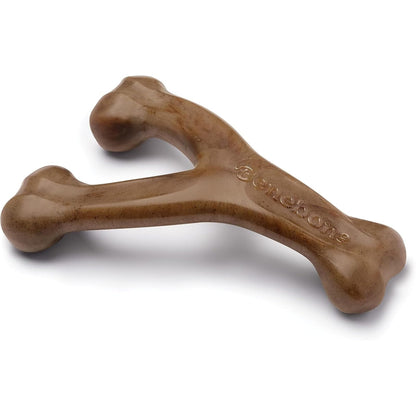 Benebone Wishbone Juguete Masticable para Perro, Sabor Real - Bacon REAL - Large