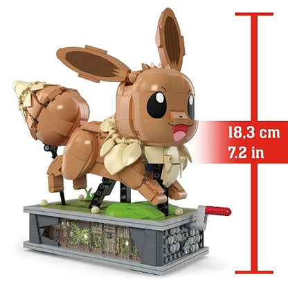 Mega Pokémon Juguete de Construcción Eevee con Movimiento para Adultos