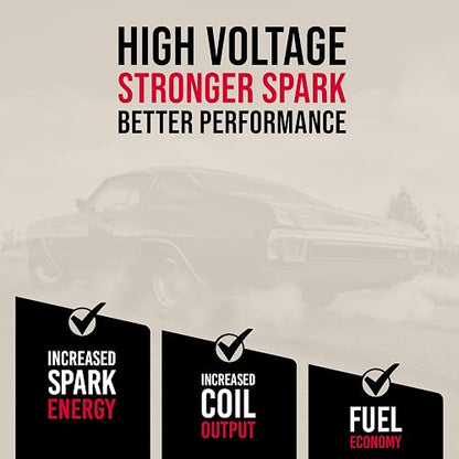 Pertronix Kit de Conversión de Encendido Electrónico 1281 para Ford 8 Cil, Negro